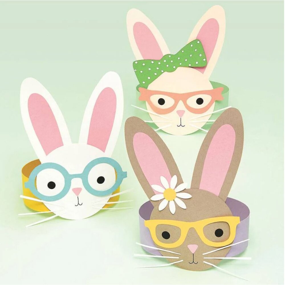 NWT Paper Source Bunny Headbands Kit